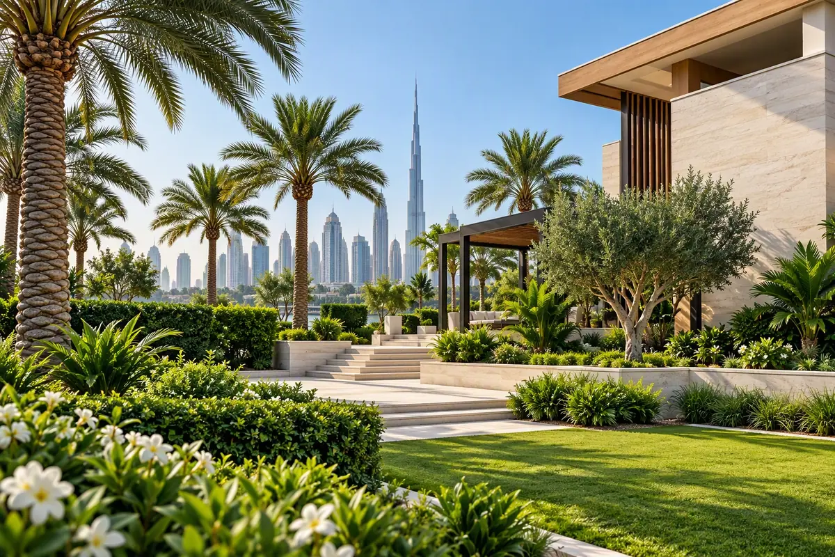 Landscaping Services in UAE - Design, Build & Maintain - AQ Landscape UAE