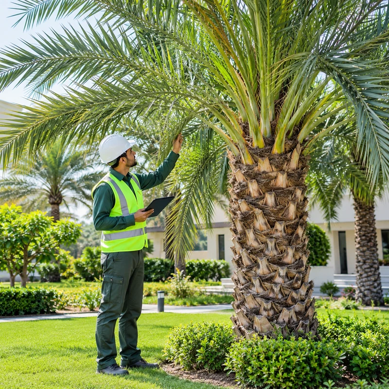 Landscaping project by Al Qaswan Landscape in the UAE